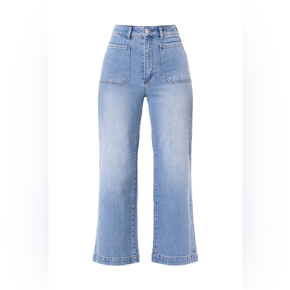 Rolla’s Ankle Straight Leg Sailor Jeans - Ranch - Size 26 - Picture 5 of 7